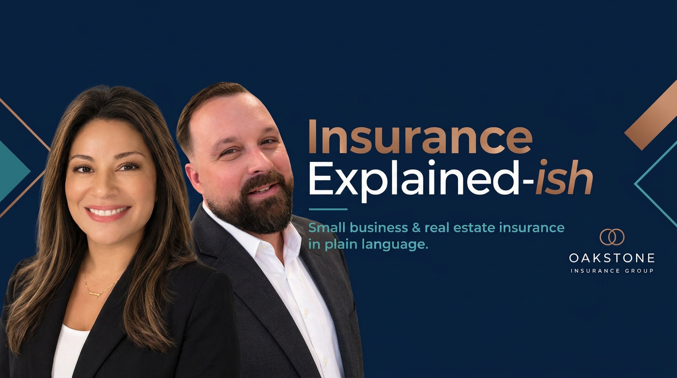 Ysha Bass and Jarrod Prince presenting Insurance Explained-ish
